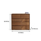 Bedroom Dresser Modern Solid Wood Storage Chest with Drawers