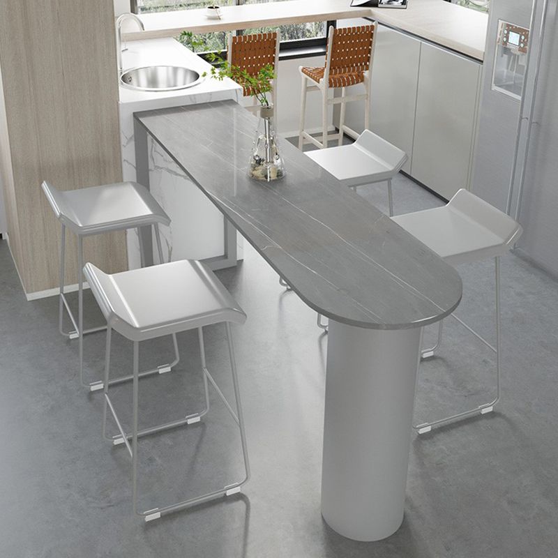 PU Leather Barstools Industrial Metal Armless Bar Stool with Footrest Clearhalo 'Bar Furniture' 'Bar Stools' 'bar_stools' 'furn' 'furn_bar_stools' 'Furniture' 'Kitchen & Dining Furniture' 1200x1200_10e925e1-ba46-450c-afd4-0fbc0ce62377