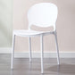 Scandinavian Kitchen Open Back Side Chair Matte Finish Plastic Dining Chair Clearhalo ' kitchen&dining_furn' 'Dining Chairs' 'Dining Tables & Seating' 'dining_chair' 'furn' 'furn_dining_chair' 'Furniture' 'furniture_dining_chair' 'Kitchen & Dining Furniture' 'kitchen' 1200x1200_10edda79-06d0-4a86-ba03-e73d9b2ea7d6