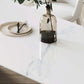 Moderne stijl gesinterde stenen tafel Eettafel Plastic tafel voor thuisgebruik