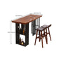Contemporary Rectangle Bar Table Solid Wood Brown Bar Dining Table with Storage Clearhalo 'Bar Furniture' 'Bar Tables' 'bar_tables' 'furn' 'furn_bar_tables' 'Furniture' 'Kitchen & Dining Furniture' 1200x1200_10f005ea-e38b-4478-a7ab-9b617864c51d