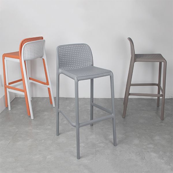 Scandinavian Plastic Kitchen Dining Room Stool Low Back Armless Bar Stool Clearhalo 'Bar Furniture' 'Bar Stools' 'bar_stools' 'furn' 'furn_bar_stools' 'furniture_bar_stools' 'Kitchen & Dining Furniture' 'kitchen&dining_furn' 'kitchen' 'kitchen_furn' Furniture' 1200x1200_10f0b81e-6419-4aea-922b-1d839c046bca