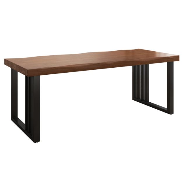 Sled Solid Wood Writing Desk Industrial Rectangular Office Desk Clearhalo 'furn' 'furn_office_desk' 'Furniture' 'Office Desks' 'Office Furniture' 'office_desk' 1200x1200_10f19457-0a56-4dbf-b5bc-fa983aaba0fb