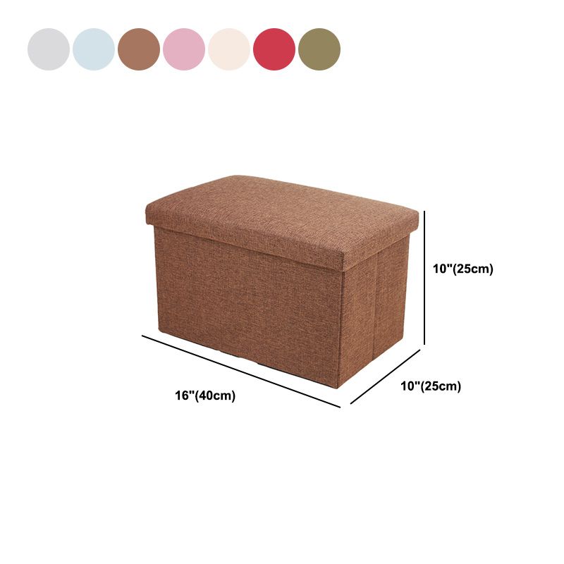 Modern Solid Color Ottoman Cotton Rectangle Ottoman for Living Room Clearhalo 'furn' 'furn_ottomans_poufs' 'Furniture' 'Living Room Furniture' 'Ottomans & Poufs' 'ottomans_poufs' 1200x1200_10f19c55-63b8-46c6-8bb0-c0deab0ff236