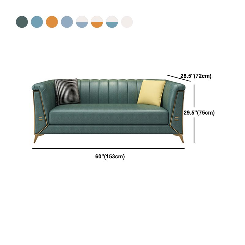 28,34 "Sofa de bras de smoking en faux cuir de large