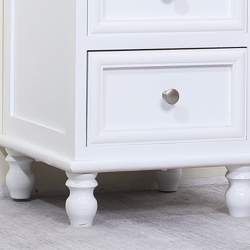 Cassa di accento in legno massiccio con cassetti rettangolo di 13,77 ".