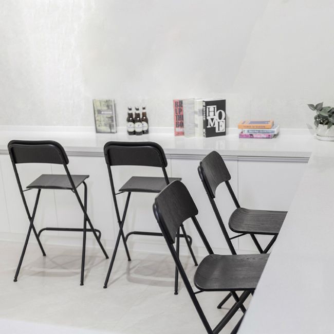 Industrial Folding Wood Stool Backrest Counter Stool for Restaurant Clearhalo 'Bar Furniture' 'Bar Stools' 'bar_stools' 'furn' 'furn_bar_stools' 'Furniture' 'Kitchen & Dining Furniture' 1200x1200_10f4db81-e207-4ac2-b10d-85dbbac322ff