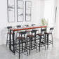 Modern Style Metal Bar Stool with Footrest and Low Back Bistro Simple Bar Stool Clearhalo 'Bar Furniture' 'Bar Stools' 'bar_stools' 'furn' 'furn_bar_stools' 'furniture_bar_stools' 'Kitchen & Dining Furniture' 'kitchen&dining_furn' 'kitchen' 'kitchen_furn' Furniture' 1200x1200_10f60d13-f8a4-4d11-97f2-4a1f6e5fa2c2