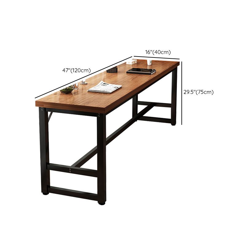 Mesa de bar de madera fabricada, mesa de pub moderna con estructura metálica para lugares pequeños
