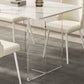 Modern 1/2/5/7 Pieces Rectangle Dining Set Sintered Stone Top Table with Leather Chairs Clearhalo 'Dining Room Sets' 'Dining Tables & Seating' 'dining_room_set' 'furn' 'furn_dining_room_set' 'Furniture' 'furniture_dining_room_set' 'Kitchen & Dining Furniture' 'kitchen&dining_furn' 'kitchen' 1200x1200_10f88925-d182-46ce-b636-3df52bf55770