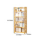 Adjustable Wood Book Shelf Bamboo Natural Shelf Bookcase Open Shelf Shelves Included Clearhalo 'Bookcases' 'furn' 'furn_bookcases' 'Furniture' 'Office Furniture' 1200x1200_10f92b67-2680-485f-be8b-b2e0c26eef1c