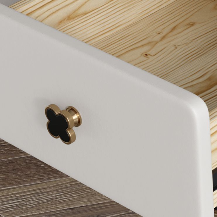 Tavolo da notte di stoccaggio contemporaneo 1 comodino da letto in legno