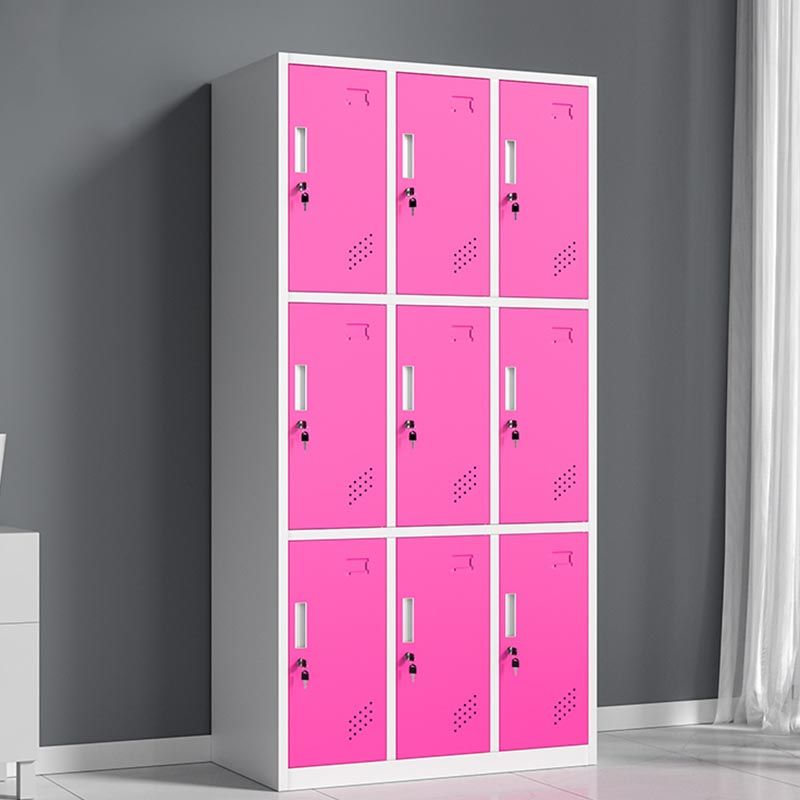 Scharnierende garderobe kast eigentijdse metalen garderobe armoire voor thuis