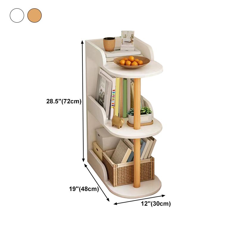 Manufactured Wood Corner Bookshelf Closed Back Vertical Bookcase for Home Clearhalo 'Bookcases' 'furn' 'furn_bookcases' 'Furniture' 'furniture_bookcases' 'Office Furniture' 1200x1200_10fabcd1-7d4e-4b0d-ba81-7ac029755da1