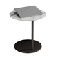 Modern Round Stone Pedestal Sofa Side Accent Table - Dia 19.69" Clearhalo 'Coffee & Accent Tables' 'End & Side Tables' 'end_side_tables' 'furn' 'furn_end_side_tables' 'Furniture' 'Living Room Furniture' 1200x1200_10fd7eb9-63b6-4e11-9680-61eb8c3e3c20