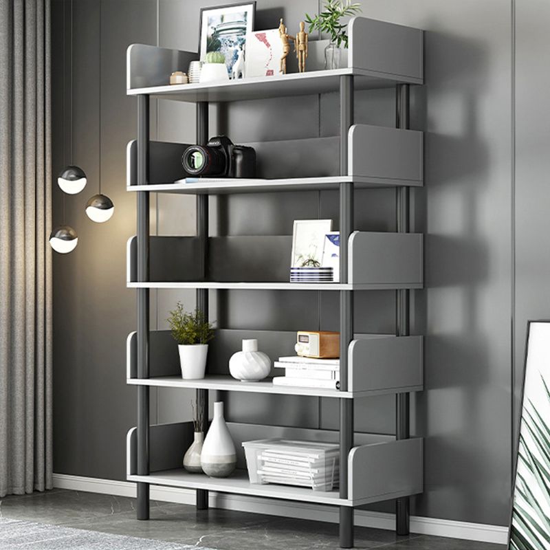 Engineered Wood Standard Bookshelf Open Back Bookcase with Shelves Clearhalo 'Bookcases' 'furn' 'furn_bookcases' 'Furniture' 'Office Furniture' 1200x1200_10fe845d-a6c2-4768-9a7d-727b0de8775e