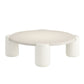 Modern Round Wood Coffee Table with 4 Legs Coffee Table in Cream Clearhalo 'Coffee & Accent Tables' 'Coffee Tables' 'coffee_tables' 'furn' 'furn_coffee_tables' 'Furniture' 'Living Room Furniture' 1200x1200_10ffec95-609b-4ff9-be3c-bfb4eb59c5e2