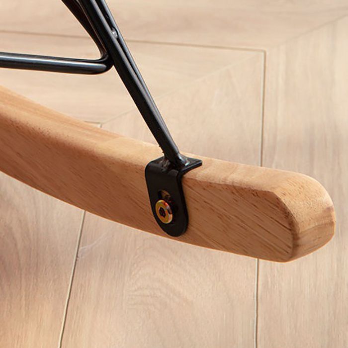 Modern Rocking Chair Solid Color Indoor Rocker Chair with Dark Legs Clearhalo 'Chairs & Seating' 'furn' 'furn_rocking_chairs' 'Furniture' 'Living Room Furniture' 'Rocking Chairs' 'rocking_chairs' 1200x1200_110180ce-1d5d-4695-bb3c-8ea753023d2c