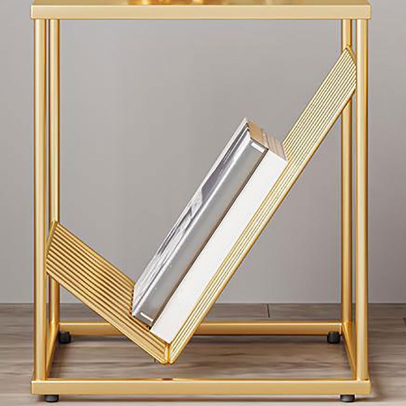 1 Shelf Metal Nightstand Industrial Open Storage Night Table ,19.7" Tall Clearhalo 'Bedroom Furniture' 'furn' 'furn_night_stand' 'Furniture' 'night_stand' 'Nightstands' 1200x1200_1102a07c-a326-4f81-acd7-ca998af2308a