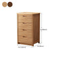 16" W Solid Wood Vertical Lingerie Chest Storage Chest Dresser with Drawers