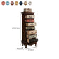 Commode en bois massif de coffre de rangement traditionnel avec 7 tiroirs, largeur de 16,5 pouces