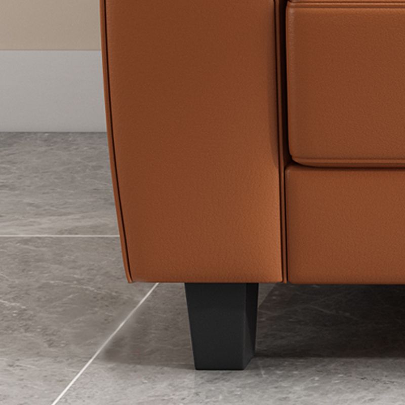 Pillow Top Arm Sofa 55.12"/70.87" W Faux Leather 3-Seat Loveseat Clearhalo 'furn' 'furn_sofas' 'Furniture' 'furniture_sofas' 'kitchen' 'kitchen_sofas' 'Living Room Furniture' 'Sofa' 'sofas' 1200x1200_11090a32-d5a7-4308-a5a0-a003d0b0b562