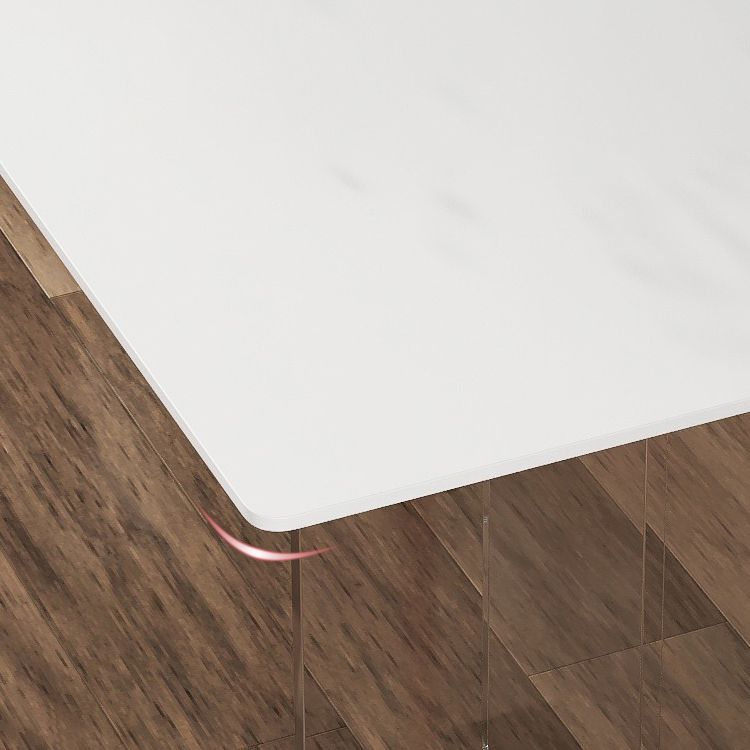 Modern Rectangle Sintered Stone Dining Table Set 1/4/5/6 Pieces Dining Set Clearhalo 'Dining Room Sets' 'Dining Tables & Seating' 'dining_room_set' 'furn' 'furn_dining_room_set' 'Furniture' 'Kitchen & Dining Furniture' 1200x1200_110a5108-a945-46c3-9fcd-eea5ddb71471