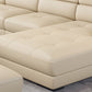 Beige Contemporary Sofa with Pillow Top Arm and Storage 27.6" Clearhalo 'furn' 'furn_sectionals' 'Furniture' 'furniture_sectionals' 'kitchen' 'kitchen_sectionals' 'Living Room Furniture' 'Sectionals' 1200x1200_110b50b0-81e6-4dee-9c29-073fc1c734bf