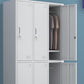 Contemporary Style Wardrobe Metal Wardrobe Closet with Doors
