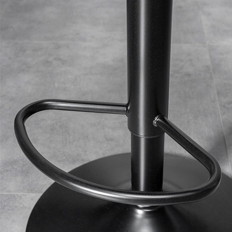 Contemporary Metal Kitchen Dining Room Armless Stool Adjustable Height Barstool Clearhalo 'Bar Furniture' 'Bar Stools' 'bar_stools' 'furn' 'furn_bar_stools' 'Furniture' 'furniture_bar_stools' 'Kitchen & Dining Furniture' 1200x1200_110e5beb-2ec6-43e6-9bce-3189a06ddb7a