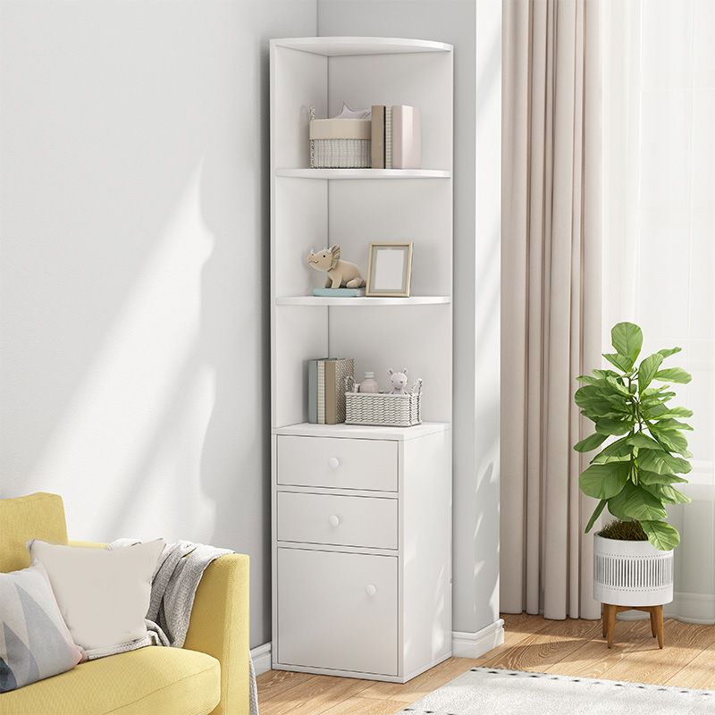 Contemporary Accent Cabinet with Drawers and 1 Wooden Door and Shelves Clearhalo 'Cabinets & Chests' 'cabinets_chests' 'furn' 'furn_cabinets_chests' 'Furniture' 'Living Room Furniture' 1200x1200_110ecd37-f32b-48c9-940d-78a49f163a2d