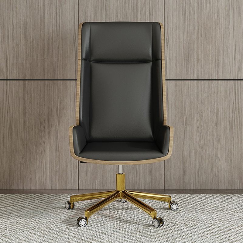 Executive Swivel Office Chair Modern High Back Desk Chair with Armless Clearhalo 'furn' 'furn_office_chair' 'Furniture' 'Office Chairs' 'Office Furniture' 'office_chair' 1200x1200_11165854-652f-4346-ab44-a970043aa933