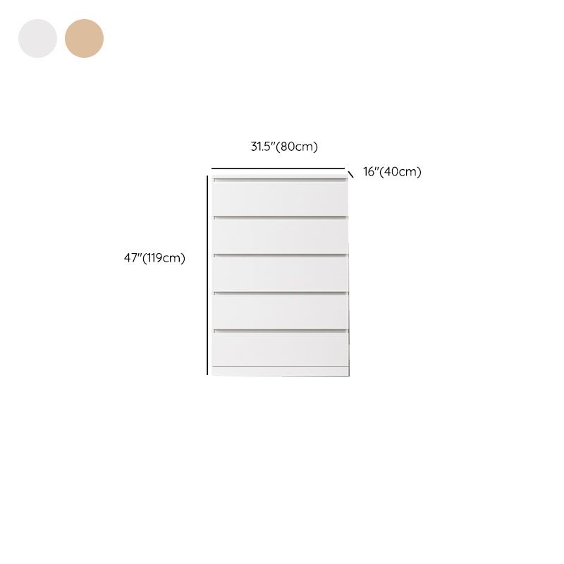 Cómoda de almacenamiento contemporánea Cómoda de madera de ingeniería para dormitorio con cajones
