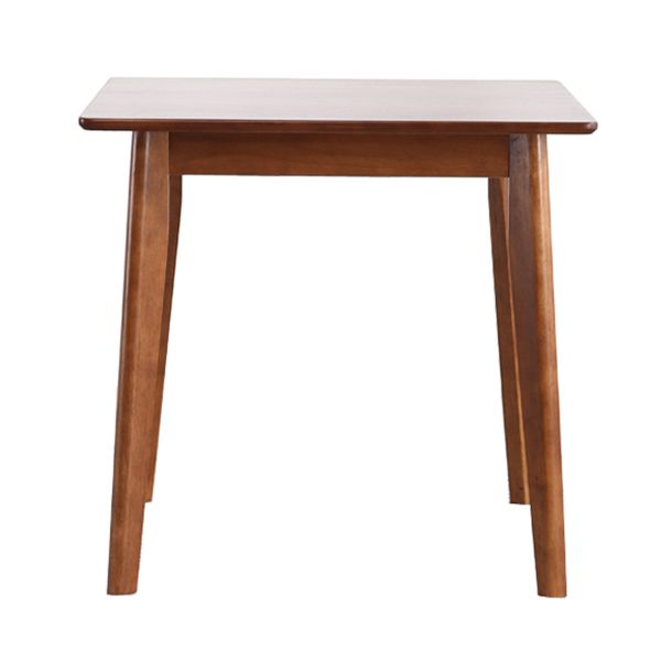 Square Shape Industrial Dining Table Wood Color Fixed Table with Rubberwood Solid Wood Clearhalo ' dining_table' 'Dining Tables & Seating' 'Dining Tables' 'furn' 'furn_dining_table' 'Furniture' 'furniture_dining_table' 'Kitchen & Dining Furniture' 'kitchen&dining_furn' 'kitchen' 'kitchen_dining_table' 1200x1200_111cdce2-4c7a-4a19-9720-48475d757c7d