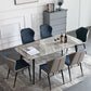 Metal Contemporary Rectangular Dining Table Grey Sintered Stone Table with Metal Legs Clearhalo ' dining_table' 'Dining Tables & Seating' 'Dining Tables' 'furn' 'furn_dining_table' 'Furniture' 'furniture_dining_table' 'Kitchen & Dining Furniture' 'kitchen&dining_furn' 'kitchen' 'kitchen_dining_table' 1200x1200_111cdf62-58e4-46af-8952-5ea1955d21ef