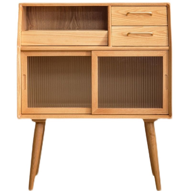 Bouchon de rangement à domicile en bois 31,5 "L Table du buffle rectangulaire moderne