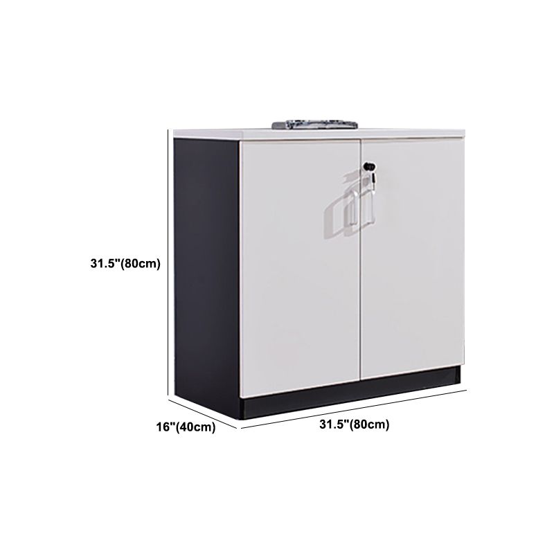 Archivo vertical moderno Babyet Detalle Gabinete de madera con estantes de almacenamiento