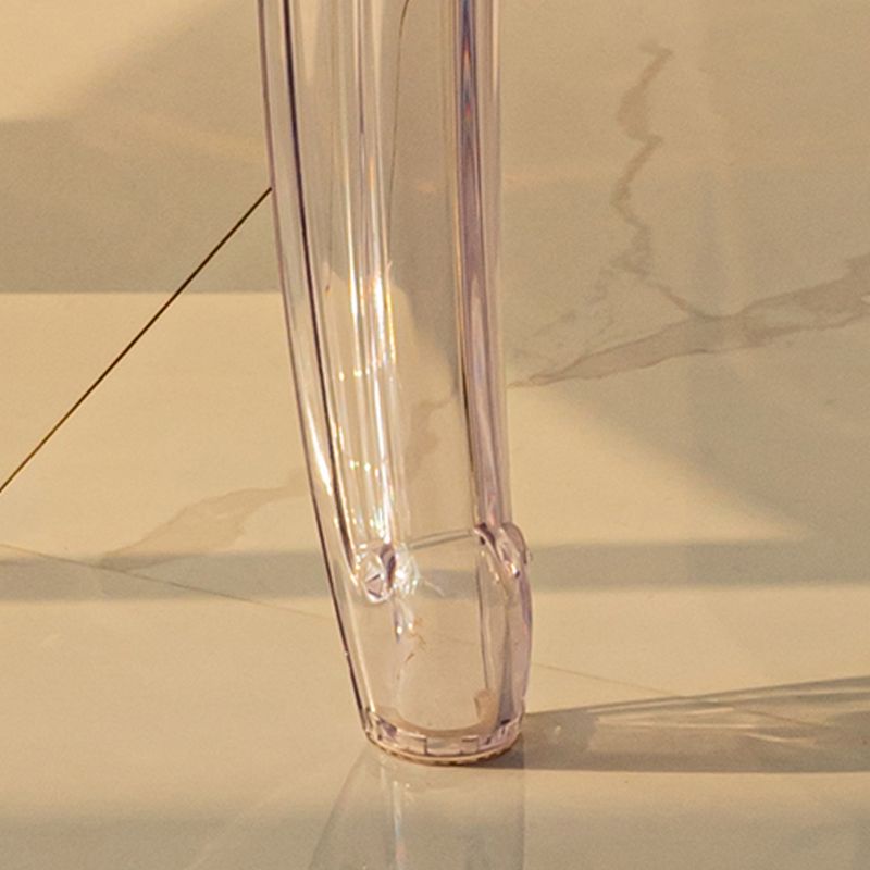 Modern Glass Dining Table Clear Dining Table with Plastic Base Clearhalo 'Dining Tables & Seating' 'Dining Tables' 'dining_table' 'furn' 'furn_dining_table' 'Furniture' 'furniture_dining_table' 'Kitchen & Dining Furniture' 'kitchen' 'kitchen_dining_table' 1200x1200_111f4ce0-8224-451d-9d99-0c1a9778e6a0