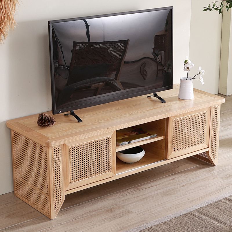 Solid Wood TV Media Console Scandinavian TV Stand for Living Room Clearhalo 'furn' 'furn_tv_stands_entertainment_centers' 'Furniture' 'Living Room Furniture' 'TV Stands & Entertainment Centers' 'TV Stands & Media Storage Furniture' 'tv_stands_entertainment_centers' 1200x1200_11240ed8-6f94-456f-b6f3-7ed945cb09d7