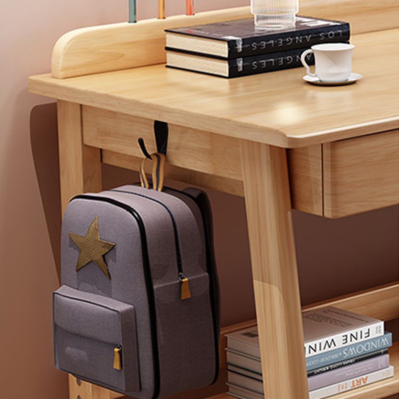 Rectangular Shaped Home Working Table Wood Writing Desk in Brown/White/Natural Clearhalo 'furn' 'furn_office_desk' 'Furniture' 'Office Desks' 'Office Furniture' 'office_desk' 1200x1200_11253b1c-0f1c-4c6a-a84c-597e983ed25b