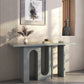 Artificial Wooden Console Accent Table with Rectangle Table for Hall