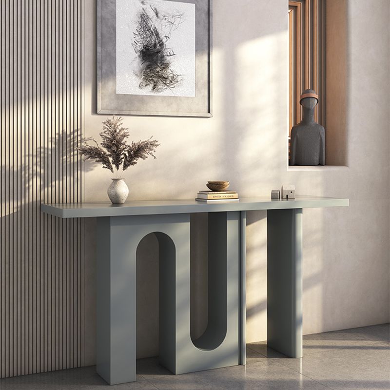 Artificial Wooden Console Accent Table with Rectangle Table for Hall