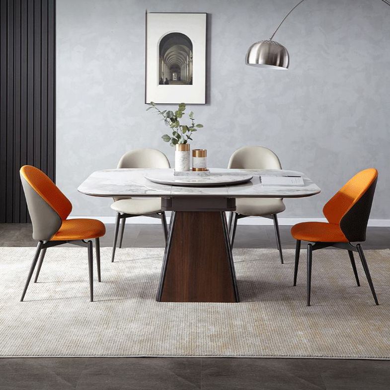 Modern Style 1/4/5/9 Pieces Dining Set Sintered Stone Dining Table Set for Kitchen Clearhalo 'Dining Room Sets' 'Dining Tables & Seating' 'dining_room_set' 'furn' 'furn_dining_room_set' 'Furniture' 'furniture_dining_room_set' 'Kitchen & Dining Furniture' 'kitchen&dining_furn' 'kitchen' 1200x1200_112994ed-c5fc-435f-85df-a427642a5e52
