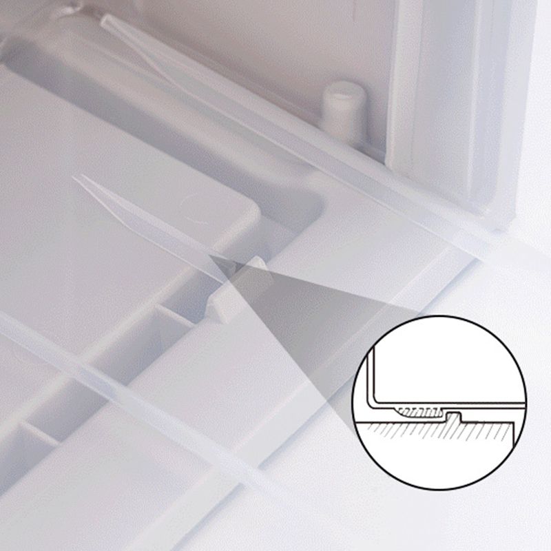 Archivo de cajón de plástico de archivo transparente moderno para la oficina para la oficina