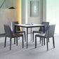 Industrial Style 4 Legs Furniture Stone Square Dining Table for Dining Room Clearhalo 'Dining Tables & Seating' 'Dining Tables' 'dining_table' 'furn' 'furn_dining_table' 'Furniture' 'furniture_dining_table' 'Kitchen & Dining Furniture' 'kitchen' 'kitchen_dining_table' 1200x1200_1129da92-05fa-4a38-a810-8619da7d962d