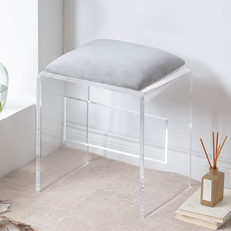 Contemporary Acrylic Vanity Desk 2-Drawer Vanity Dressing Table