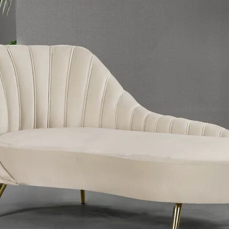 Glam Upholstered Velvet Chaise Lounge Couch Metal Chaise Lounge Chair Clearhalo 'Chairs & Seating' 'Chaise Lounge' 'chaise_lounge' 'furn' 'furn_chaise_lounge' 'Furniture' 'Living Room Furniture' 1200x1200_1132da0c-808d-4745-a800-3170a17cf263