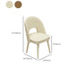 Modern Parsons Dining Chair Velvet Indoor Dining Chair for Living Room