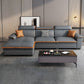 Tufted Pillow Top Arm Sectional Stain Resistant Sectional Gray Faux Leather Clearhalo 'furn' 'furn_sectionals' 'Furniture' 'Living Room Furniture' 'Sectionals' 1200x1200_11354649-2d3c-4dad-a792-dbb213823db4