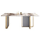 Sintered Stone Top Dining Table in White Modern Kitchen Table with Double Pedestal Clearhalo ' dining_table' 'Dining Tables & Seating' 'Dining Tables' 'furn' 'furn_dining_table' 'Furniture' 'furniture_dining_table' 'Kitchen & Dining Furniture' 'kitchen&dining_furn' 'kitchen' 'kitchen_dining_table' 1200x1200_1135b090-6d7e-49ab-8e8e-e2a09a58e2f6